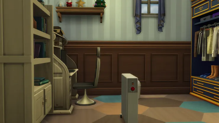 這房間的暖爐是充油式，非常常見的。我也是用這款。