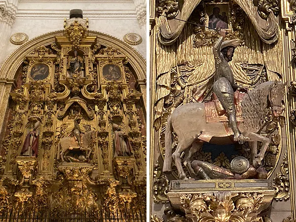 天主教勢力受到神的感召和助力得以收復摩爾人佔領的格拉納達