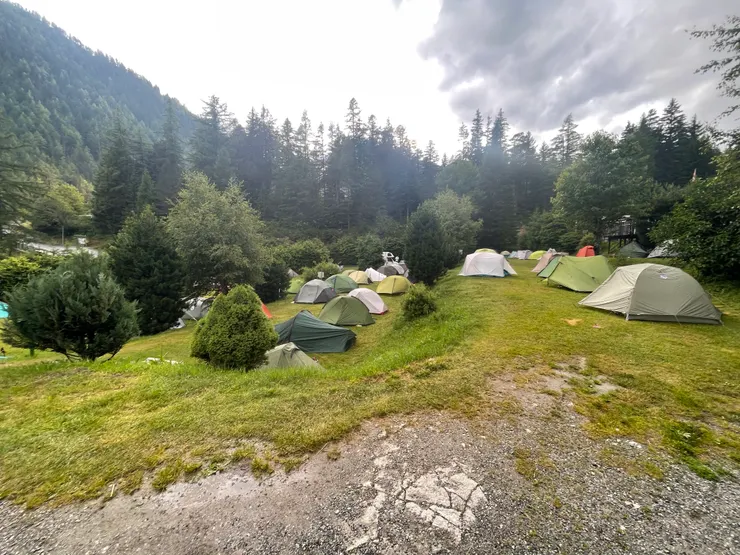 Champex-Lac的露營地Camping Les Rocailles(瑞)