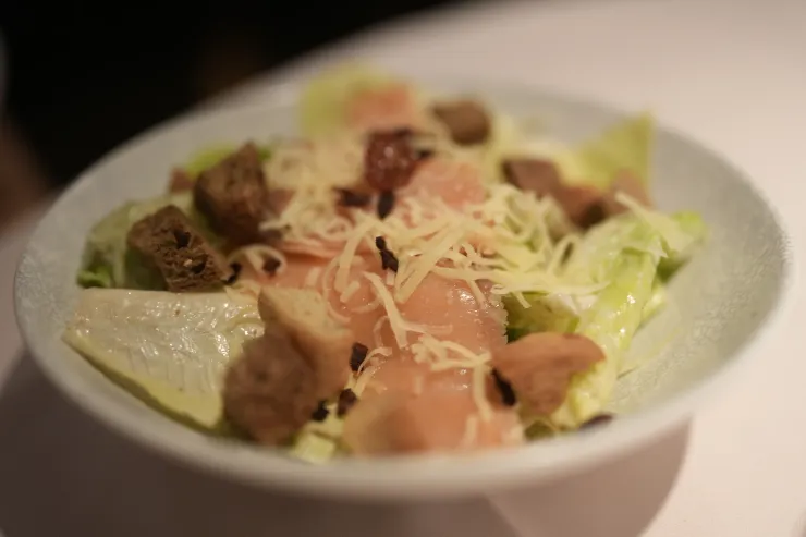 燻鮭魚凱撒沙拉