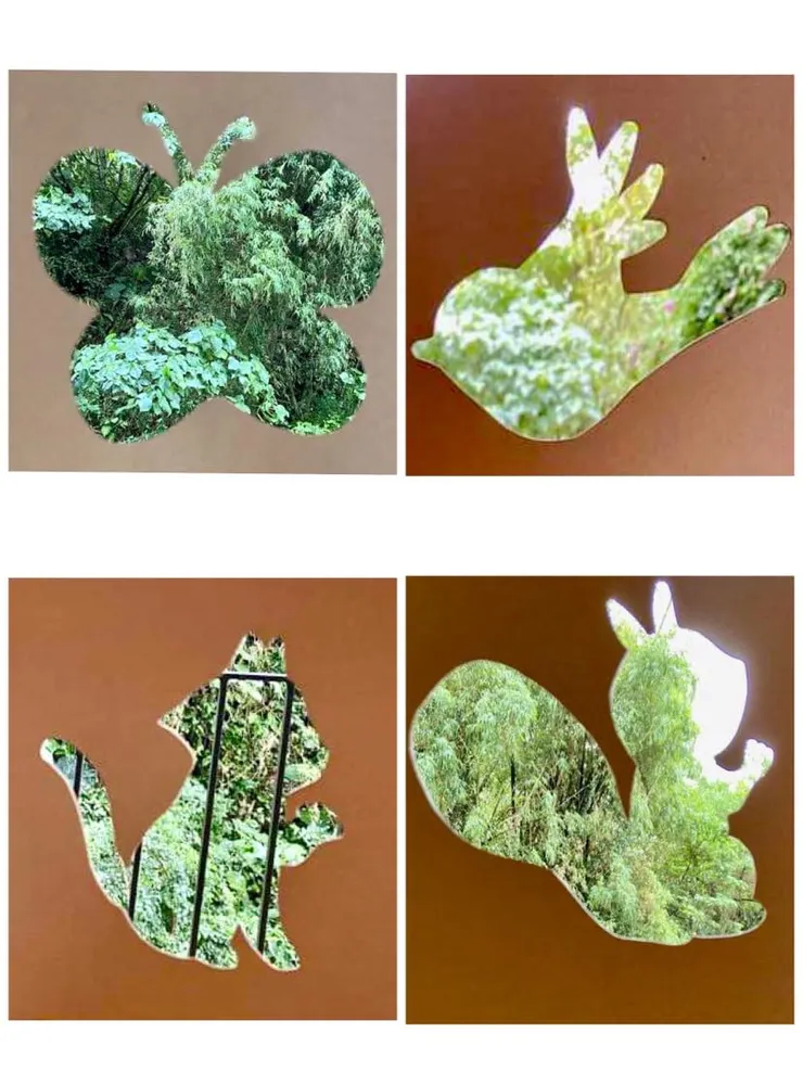 佩佩的午茶伙伴成了洞洞卡，他們在劇場門口歡迎大家！