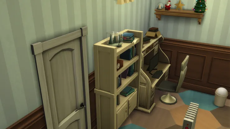 木傢俱感覺典雅溫暖。