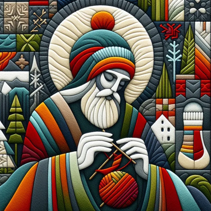 天泠了，讓耶稣幫你織毛衣。（Bing+新新的魔法指令）