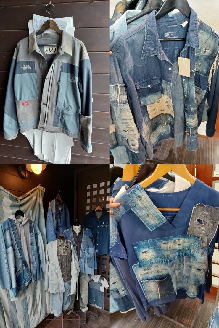 DENIA JAPAN 拼接丹寧