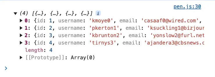 我用瀏覽器的Console，每個瀏覽器的Console顯示出來的可能稍有差異。