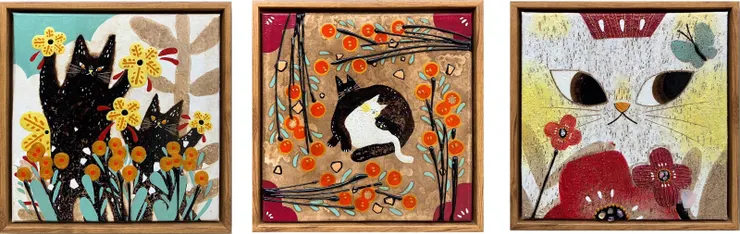 (圖左)嘉年華No.6 (圖中)嘉年華No.5 (圖右)嘉年華No.1