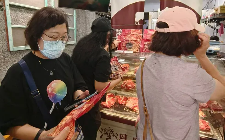 圖說：第一牛肉門市成為香港民眾來台灣旅遊的購物站。（圖／第一牛肉OneBeef）