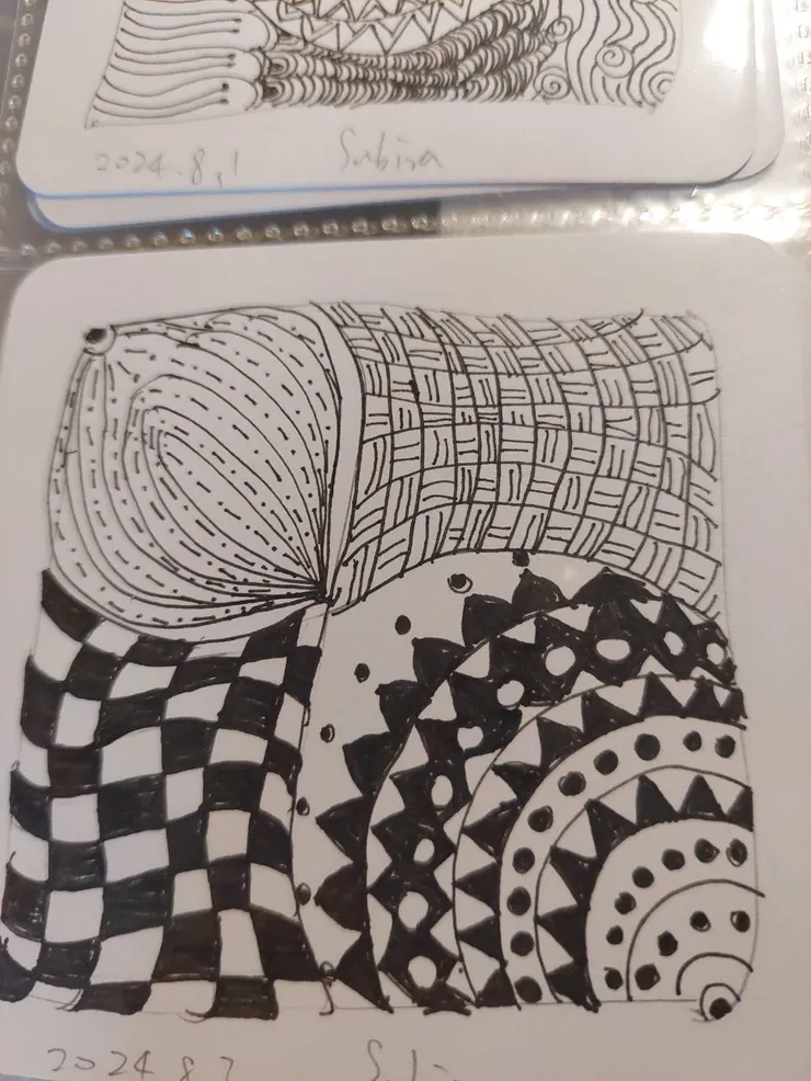 纏繞畫創作-編織