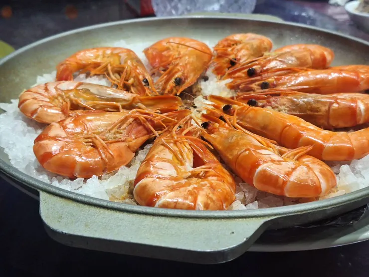 △鹽烤大蝦