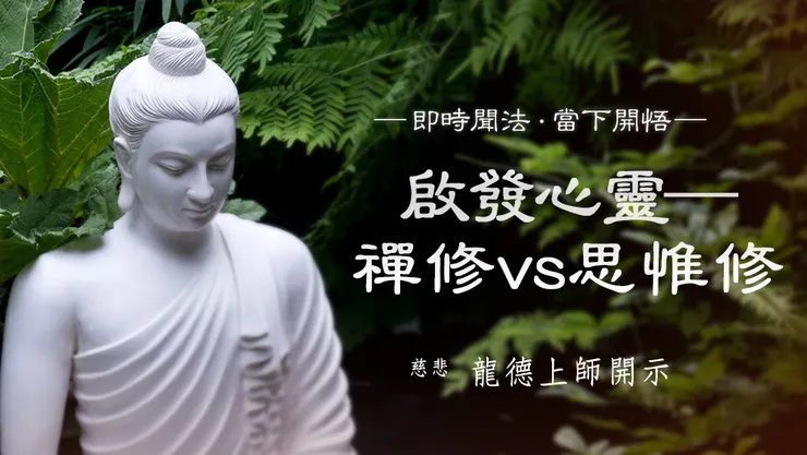 慈悲 龍德上師開示：啟發心靈—禪修vs思惟修