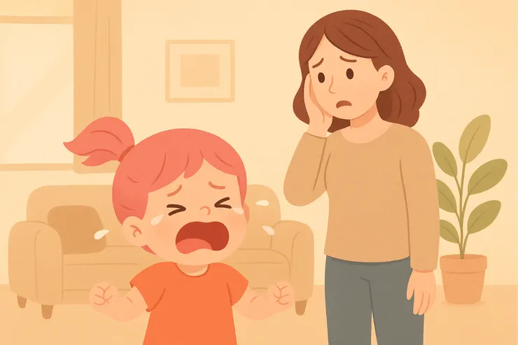 孩子大哭、媽媽一時無措——這是每位爸媽都熟悉的畫面。