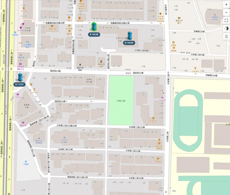 大安區五年內新成屋實價登錄