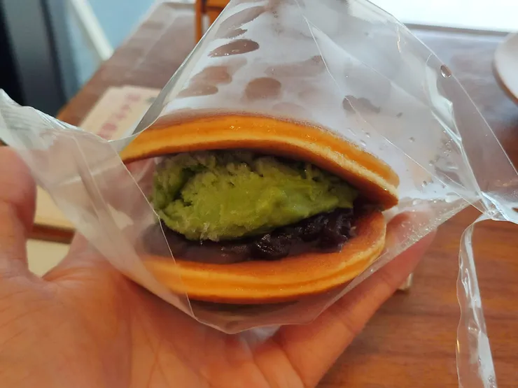 松柏堂的抹茶銅鑼燒