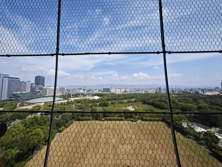 大阪城天守閣8樓展望台_東邊