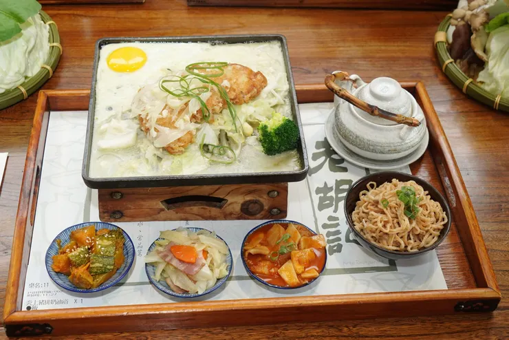 善化美食聚餐餐廳推薦：老胡記，環境典雅、餐點精緻，三杯梅香松
