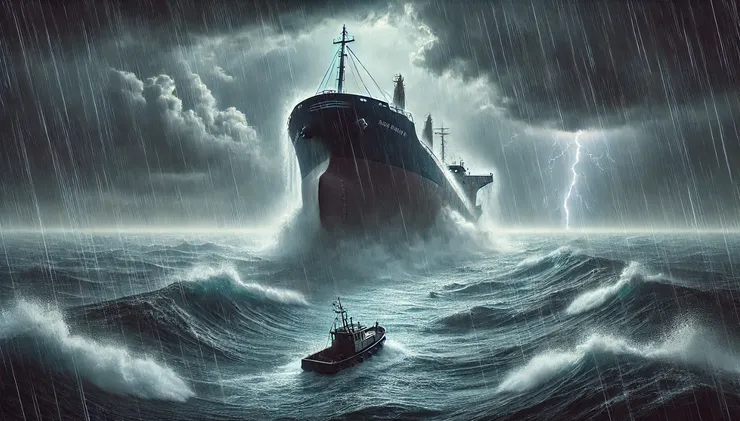 即將沈船的大船 - By ChatGPT