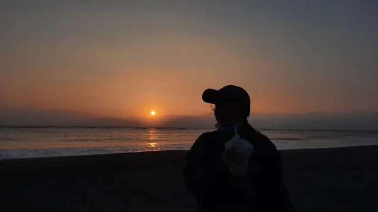 2023年初，臺南的夕陽
