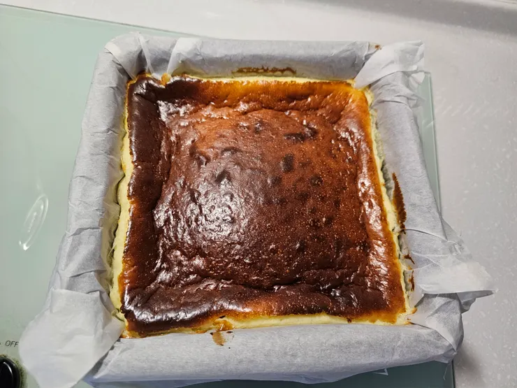 烤好放一下就會凹陷了