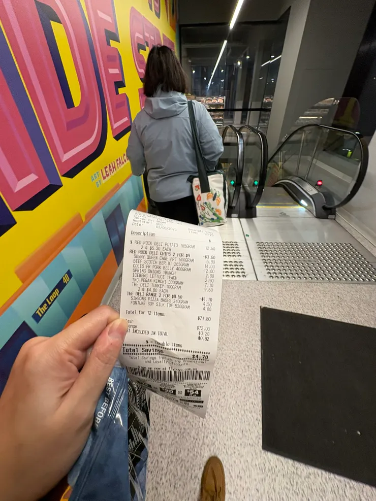 連鎖超市花費不少