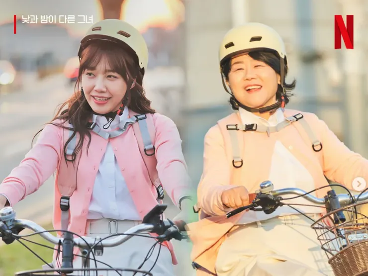 鄭恩地與李姃垠，圖片來源：Netflix劇照