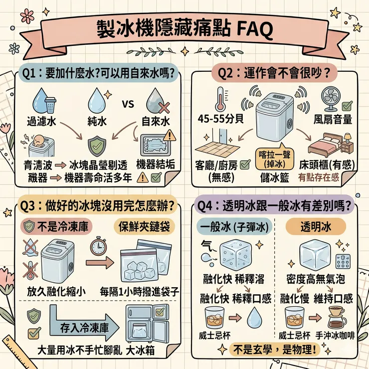 製冰機隱藏痛點 FAQ