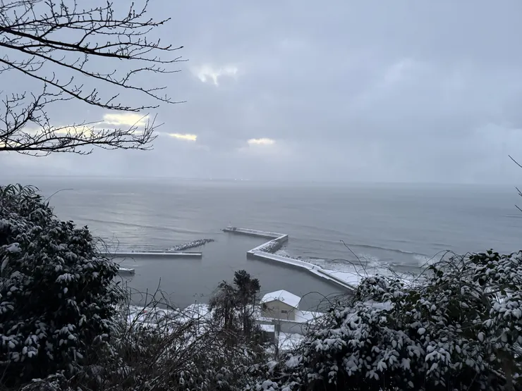 遠眺日本海。