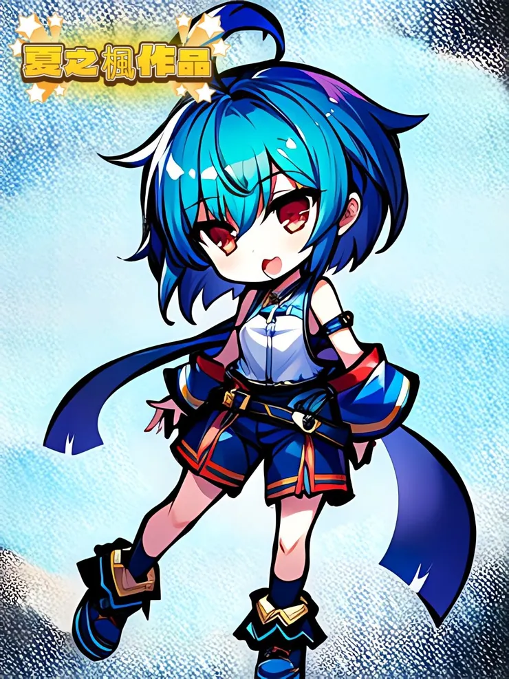 藍色短髮蘿莉2號