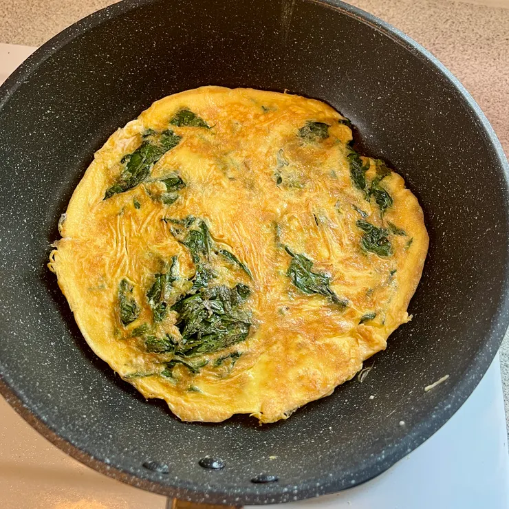 我喜歡煎蛋帶點褐色的香氣