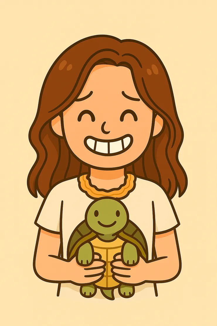 回頭看，那時候的我就像渾身是刺的小烏龜，總是逞強、亂發脾氣，把情緒丟給別人收。現在想起來，好笑也好慚愧，只能搖頭苦笑著承認—嗯，我真的當過那個專業又折磨人的王八蛋⋯哈哈哈哈～