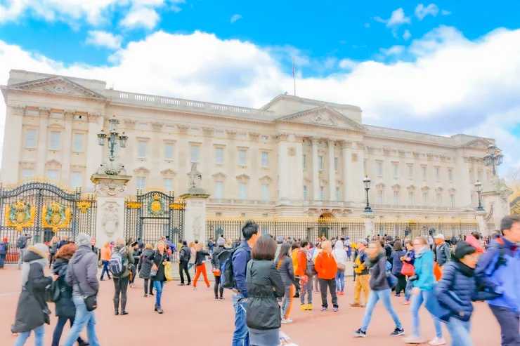 白金漢宮外一景