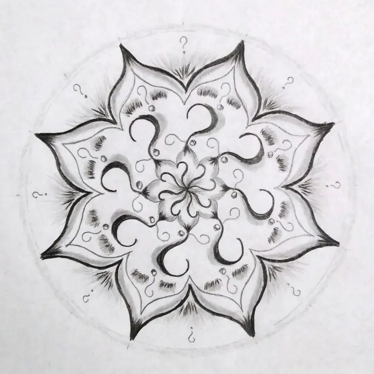 第一張作品〈有好奇的人生〉