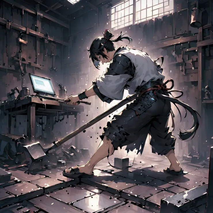 傳統匠人是沒用電腦的