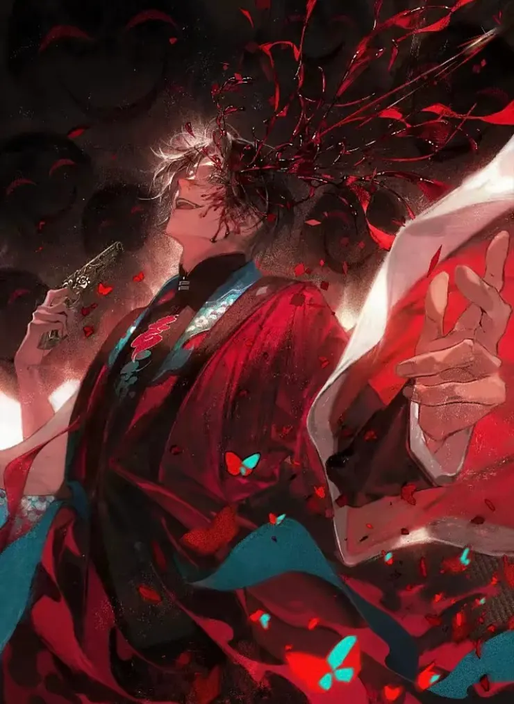 大紅戲袍 戲袍是底迪縫的