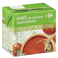 蕃茄泥的一種，家樂福的外國食材區常會看到，拿來做蕃茄系燉菜很好用