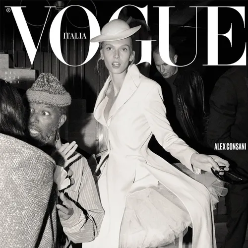 Alex Consani-Vogue Italia 60th Anniversary Covers by Rafael Pavarotti