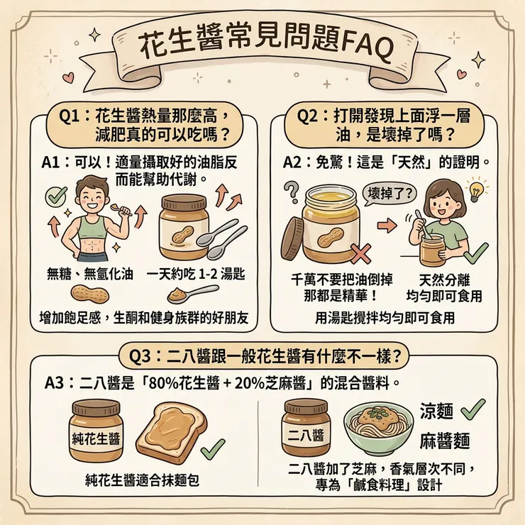 花生醬常見問題FAQ