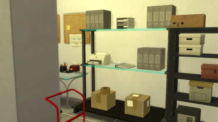 很多辦公室、休息室都是這個模樣,什麼都有一點。