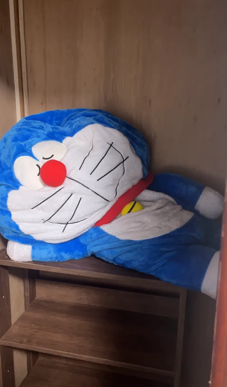 民宿的衣櫃裡住著哆啦A夢🤣如果他走失會被罰10萬日幣