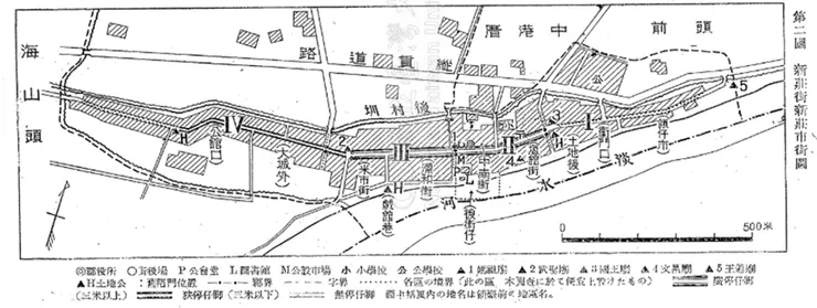 圖片來源:臺灣に於ける街村 : 臺北州新莊街/ 冨田芳郎