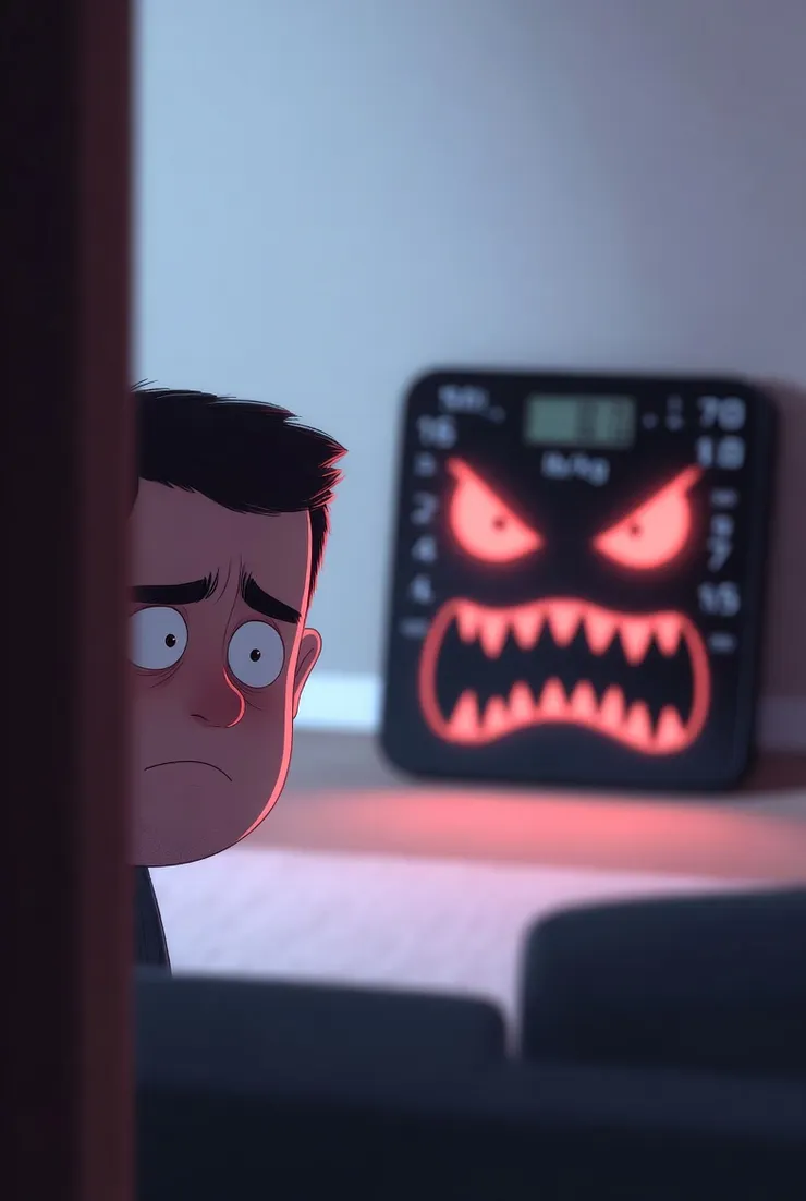 體重機上的數字變成心魔