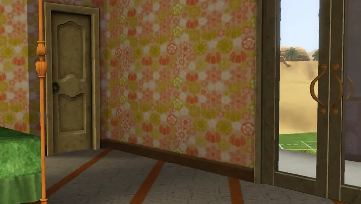 也有露台。剛剛我就是從露看進來。