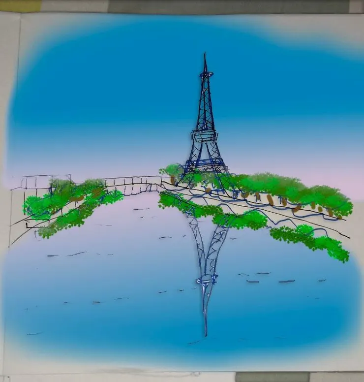 PS軟體上色部分調整、完成
