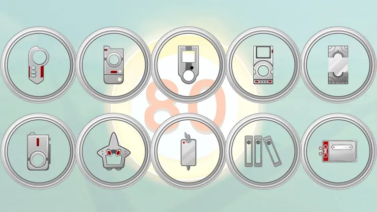 十種圖鑑白金獎牌