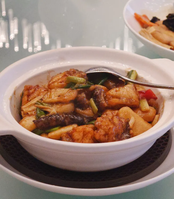 柱侯醬燒龍膽石斑