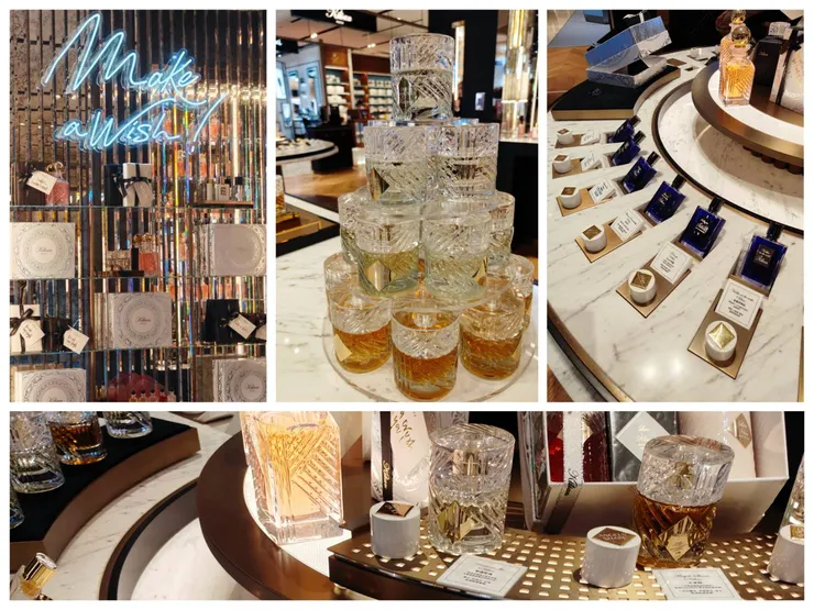 百貨公司 Kilian Paris 專櫃  (圖片 : 自行拍攝)