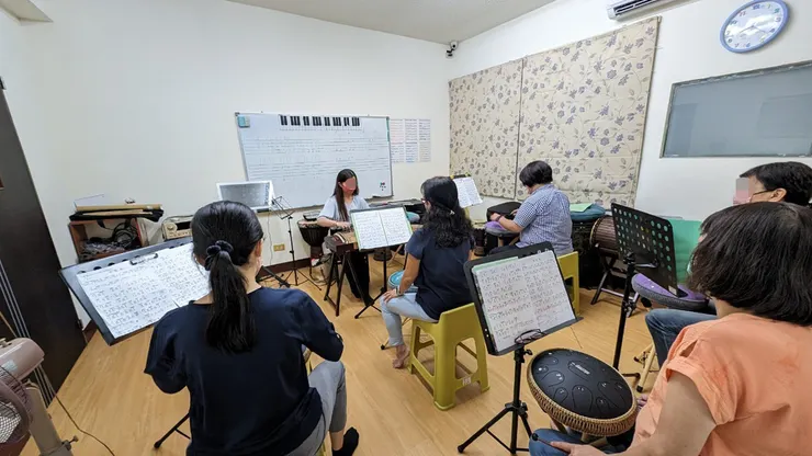 台南成人音樂課程推薦【琴芸韻音樂中心】成人空靈鼓，學起來太有