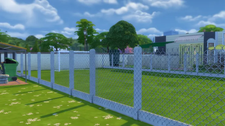 這種鐵絲網很有懷舊的球場feel，現在還隨處可見。