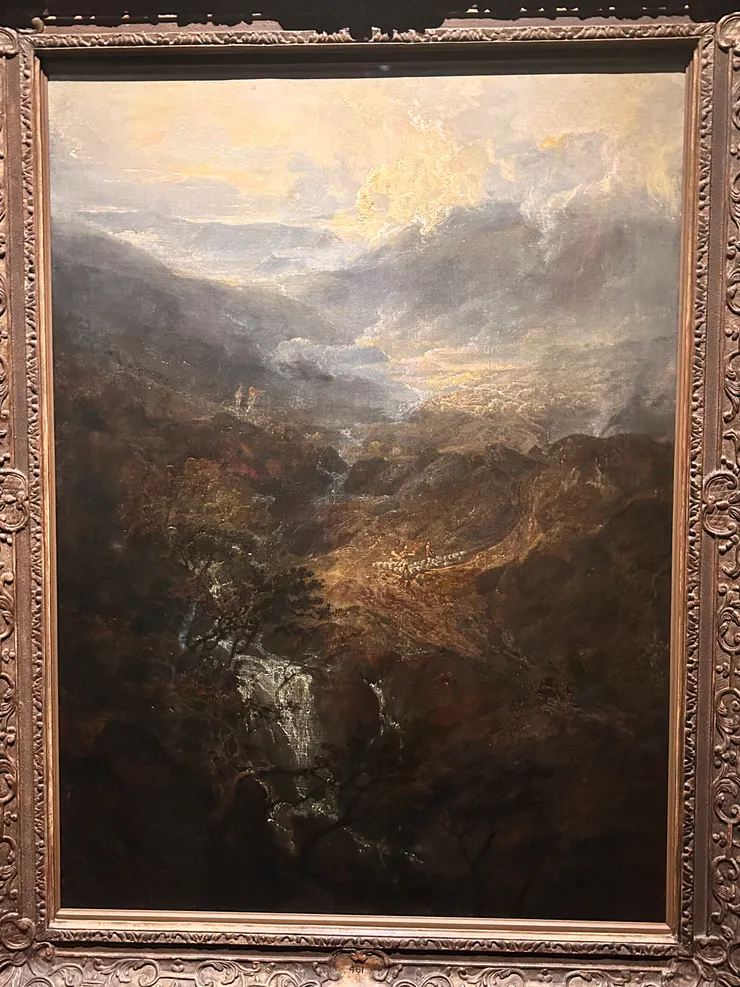 《昆布蘭郡康尼斯頓山嶺的清晨》