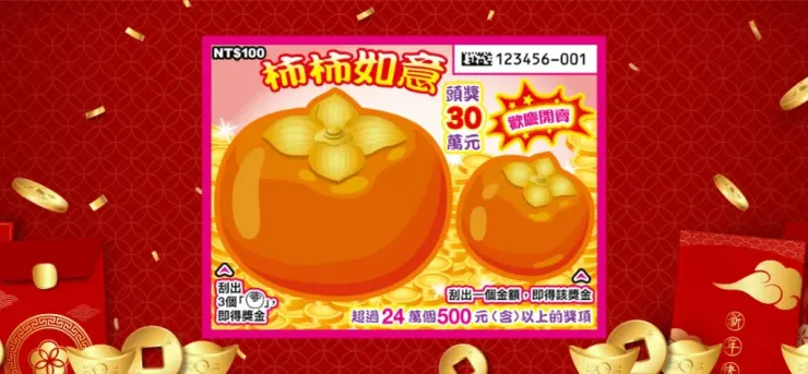 2024刮刮樂，柿柿如意