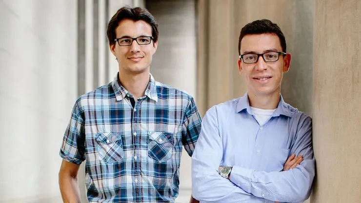 Duolingo 共同創辦人 Severin Hacker、Luis von Ahn。